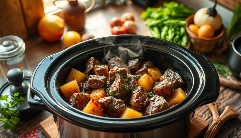 Crockpot Steak and Potatoes