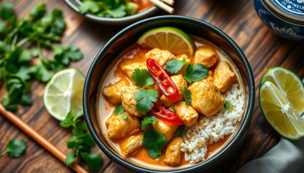 Thai chicken crockpot