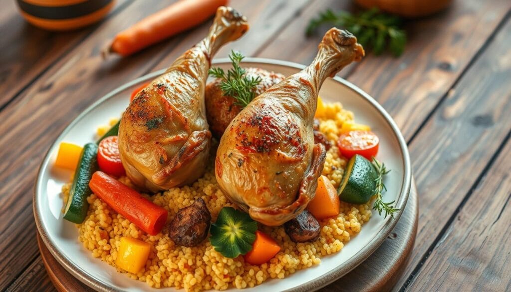 chicken legs couscous