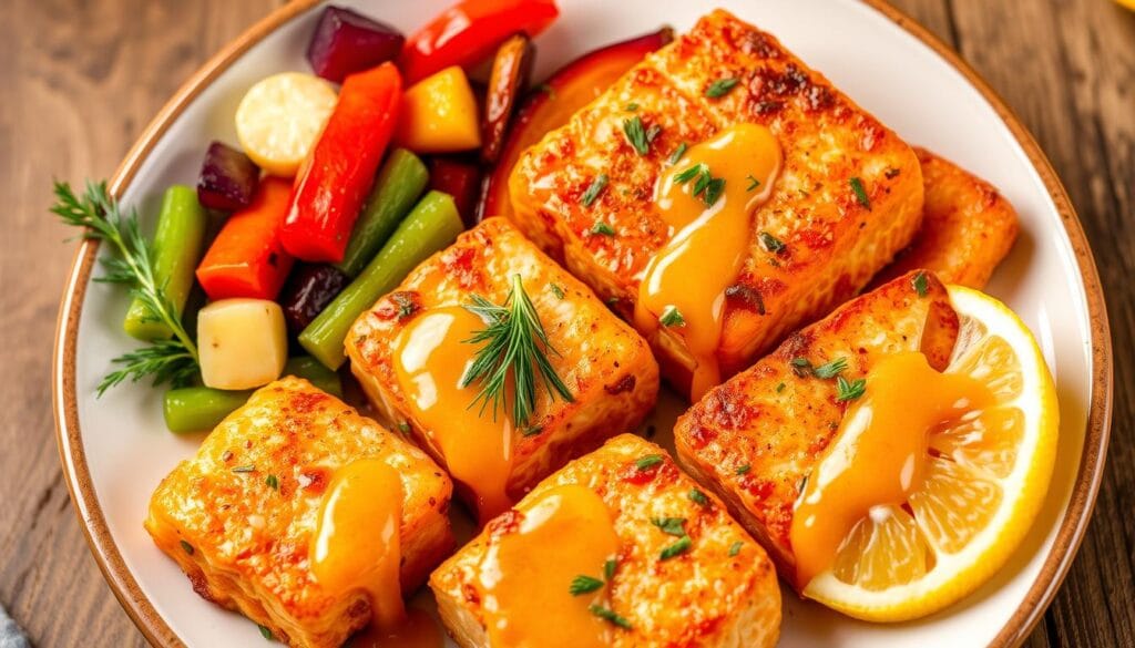 salmon air fryer bites