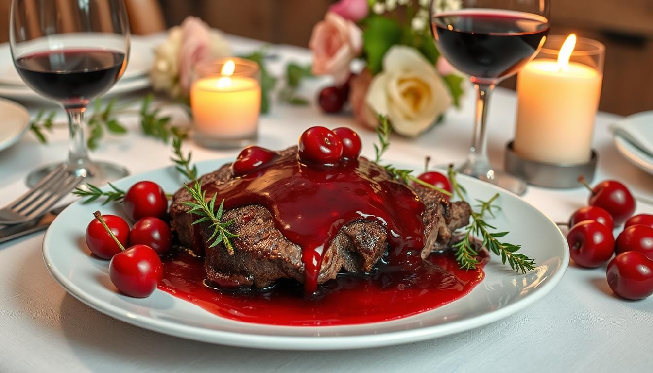 sweet cherry wine recipe for beef