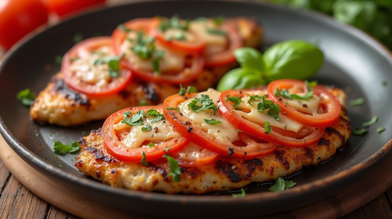 Grilled Chicken Margherita